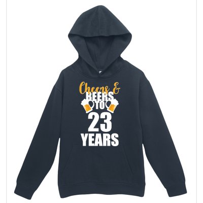 Personalize Cheers & Beers Custom Birthday Year Urban Pullover Hoodie