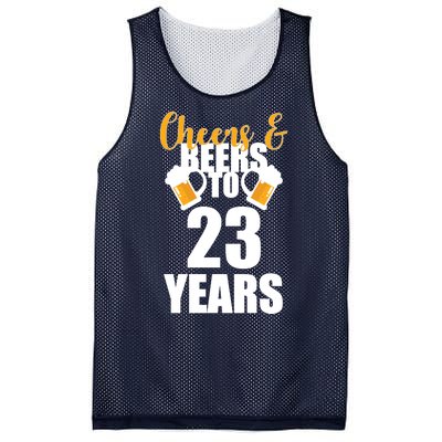 Personalize Cheers & Beers Custom Birthday Year Mesh Reversible Basketball Jersey Tank