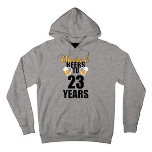 Personalize Cheers & Beers Custom Birthday Year Hoodie