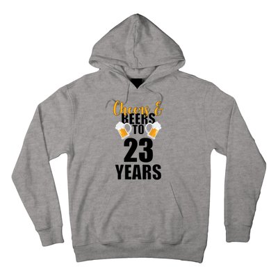 Personalize Cheers & Beers Custom Birthday Year Hoodie