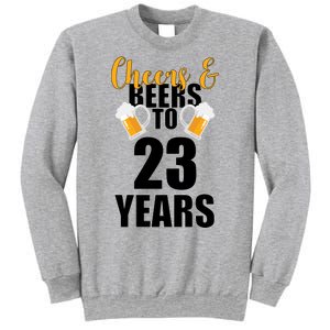 Personalize Cheers & Beers Custom Birthday Year Sweatshirt