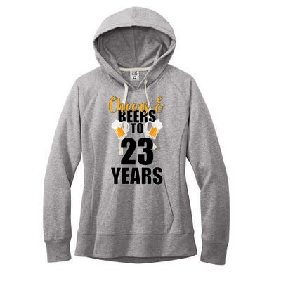 Personalize Cheers & Beers Custom Birthday Year Women's Fleece Hoodie