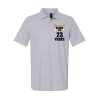 Personalize Cheers & Beers Custom Birthday Year Softstyle Adult Sport Polo