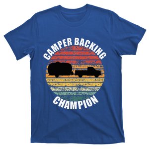 Camper Backing Up Champion Funny Rv T-Shirt