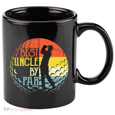Christmas Best Uncle By Par Golf Lover Sports Gifts 11oz C Handle Ceramic Mug
