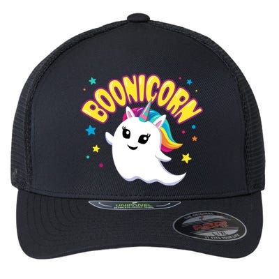 Cute Boonicorn Unicorn Ghost Gift Flexfit Unipanel Trucker Cap