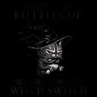Cat Buckle Up Buttercup You Just Flipped My Witch Switch Drawstring Bag