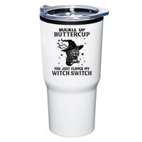 Cat Buckle Up Buttercup You Just Flipped My Witch Switch Tumbler