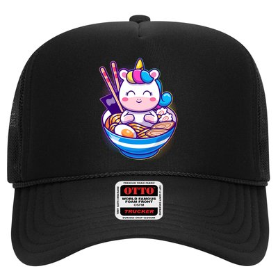 Cute Baby Unicorn Ramen Bowl Trucker Hat