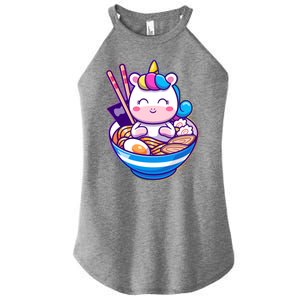 Cute Baby Unicorn Ramen Bowl Women's Perfect Tri Rocker Tank