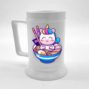 Cute Baby Unicorn Ramen Bowl Beer Stein