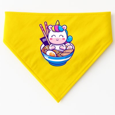 Cute Baby Unicorn Ramen Bowl USA-Made Doggie Bandana