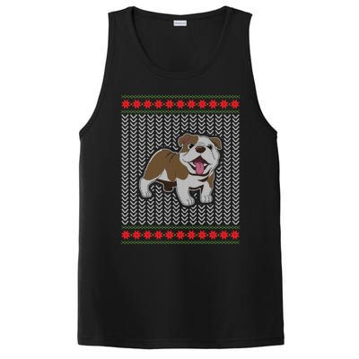 Cute Bulldog Ugly Christmas Funny Gift Design PosiCharge Competitor Tank