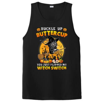 Cat Buckle Up Buttercup You Just Flipped My Witch Switch PosiCharge Competitor Tank