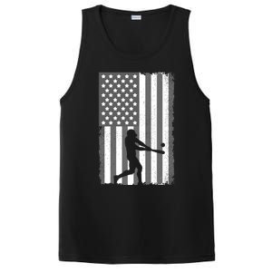 Cool Baseball Usa Player Us American Flag Meaningful Gift PosiCharge Competitor Tank