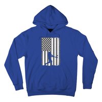 Cool Baseball Usa Player Us American Flag Meaningful Gift Hoodie