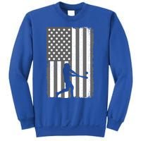 Cool Baseball Usa Player Us American Flag Meaningful Gift Sweatshirt