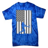 Cool Baseball Usa Player Us American Flag Meaningful Gift Tie-Dye T-Shirt