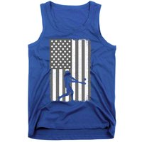 Cool Baseball Usa Player Us American Flag Meaningful Gift Tank Top