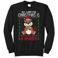 Christmas Beaver Ugly Xmas Sweater Christmas Beavers Lover Sweatshirt