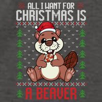 Christmas Beaver Ugly Xmas Sweater Christmas Beavers Lover Vector Backpack