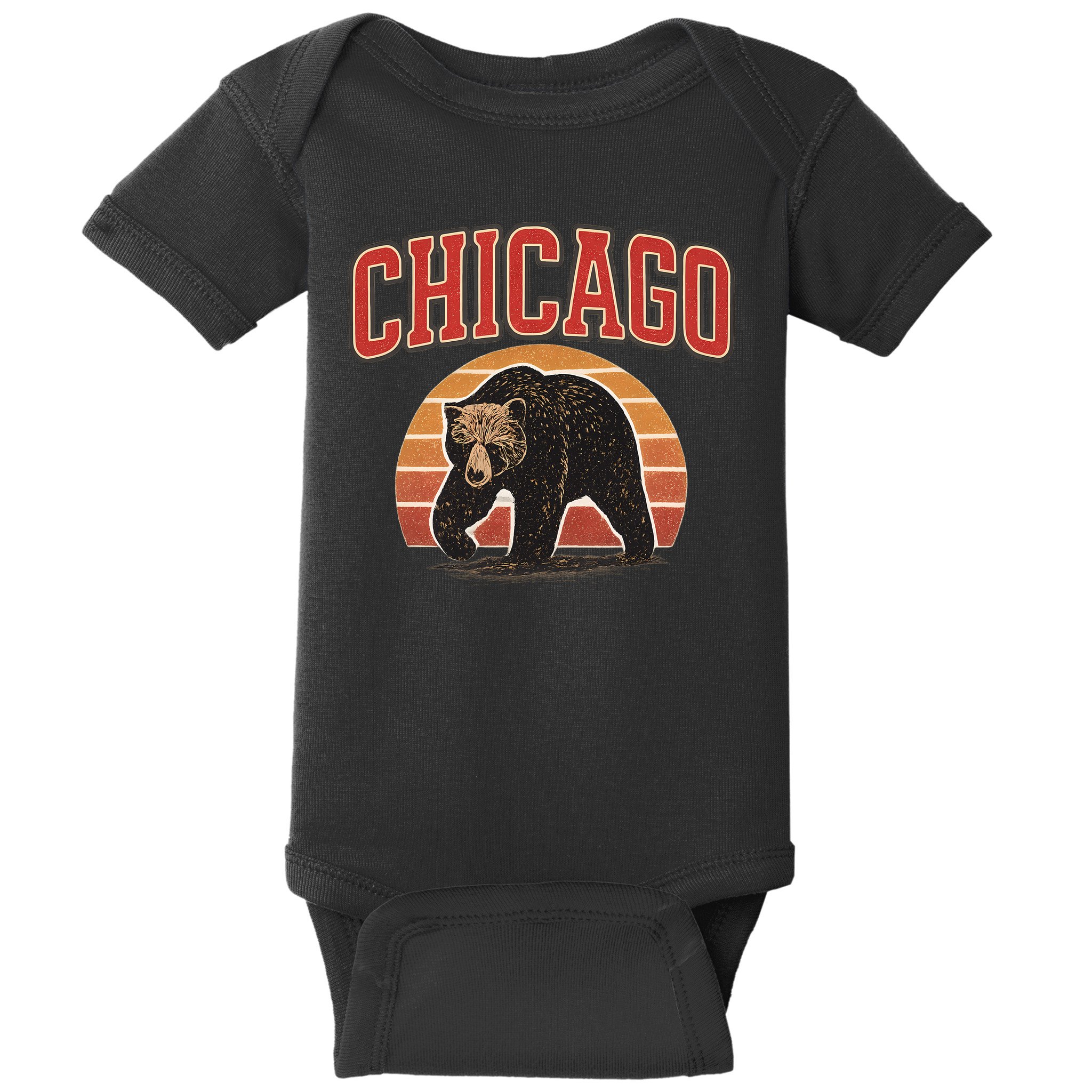 Chicago Bear Vintage Baby Bodysuit