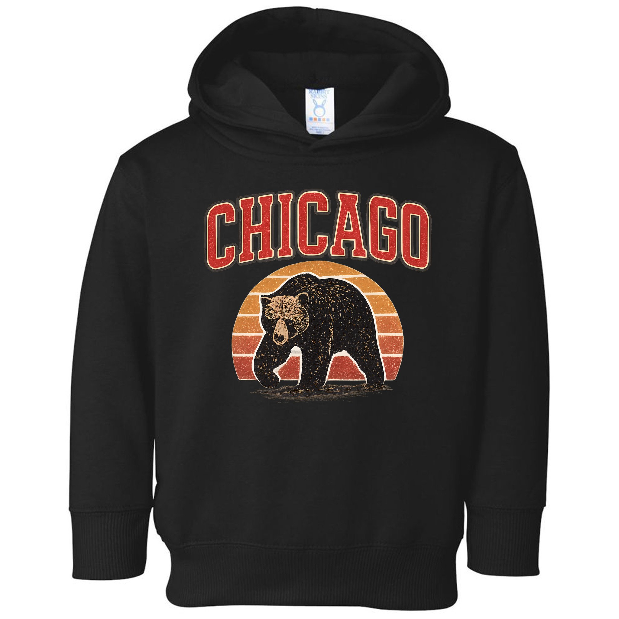 Chicago Bear Vintage Toddler Hoodie