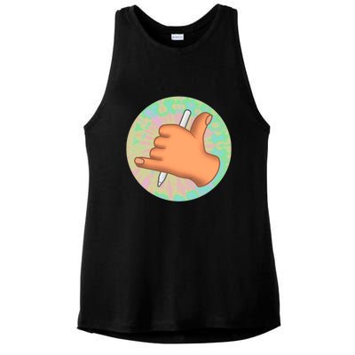 Crafted By Vin Icon Ladies PosiCharge Tri-Blend Wicking Tank