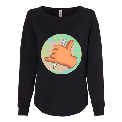 Crafted By Vin Icon Womens California Wash Sweatshirt