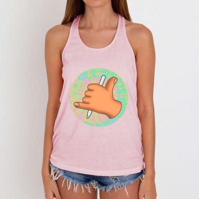 Crafted By Vin Icon Women's Knotted Racerback Tank