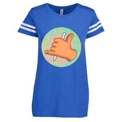 Crafted By Vin Icon Enza Ladies Jersey Football T-Shirt