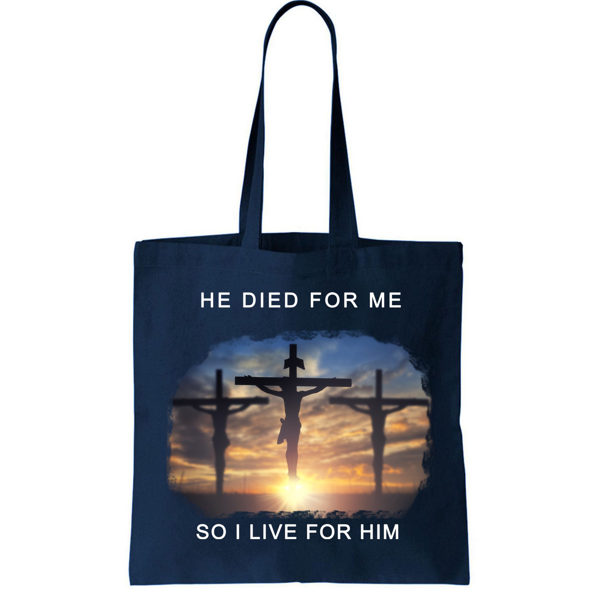 Christian Bible Verse Jesus Died For Me Bag