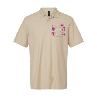 Christian Bible Verse 2 Corinthians 515 Flower Butterfly Softstyle Adult Sport Polo