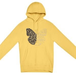 Christian Bible Verse Butterfly Cheetah Mom N Gift Premium Pullover Hoodie