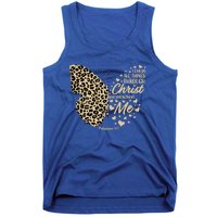 Christian Bible Verse Butterfly Cheetah Mom N Gift Tank Top