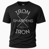Christian Bible Verse Iron Sharpens Iron Prov 2717 Performance Shirt