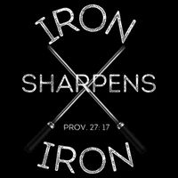 Christian Bible Verse Iron Sharpens Iron Prov 2717 Performance Shirt