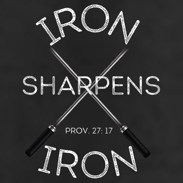 Christian Bible Verse Iron Sharpens Iron Prov 2717 Adult Drive Performance Visor