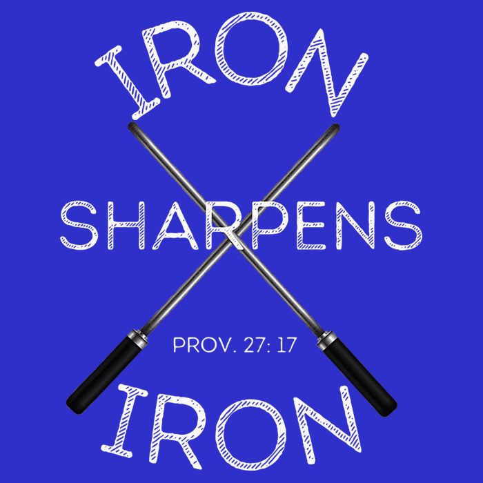 Christian Bible Verse Iron Sharpens Iron Prov 2717 Sustainable Beanie