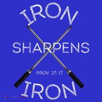 Christian Bible Verse Iron Sharpens Iron Prov 2717 Tank Top