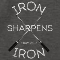 Christian Bible Verse Iron Sharpens Iron Prov 2717 Vector Backpack