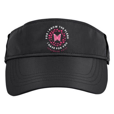 Christian Bible Verse Butterfly Christ Jesus Gift Adult Drive Performance Visor