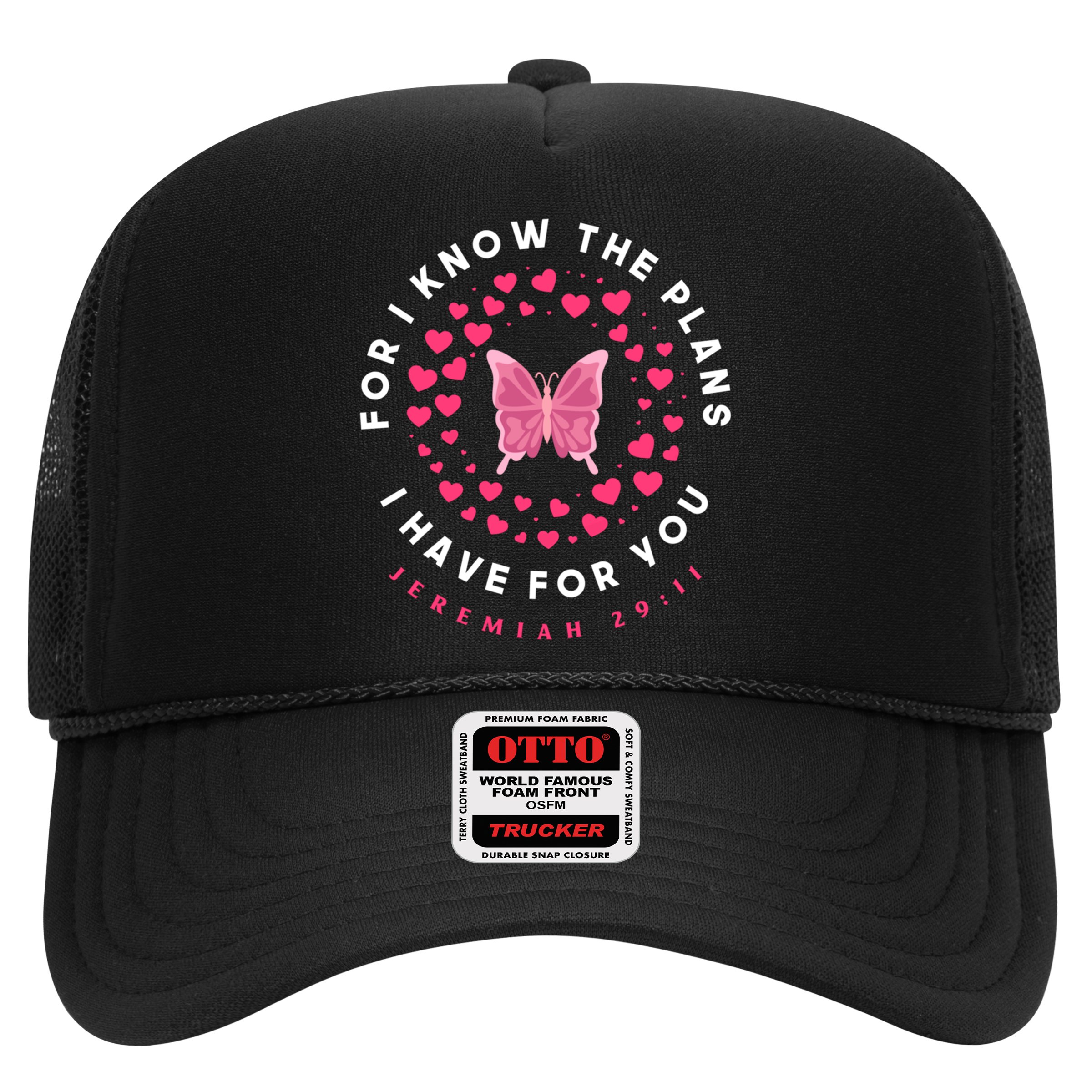 Christian Bible Verse Butterfly Christ Jesus Gift Hat