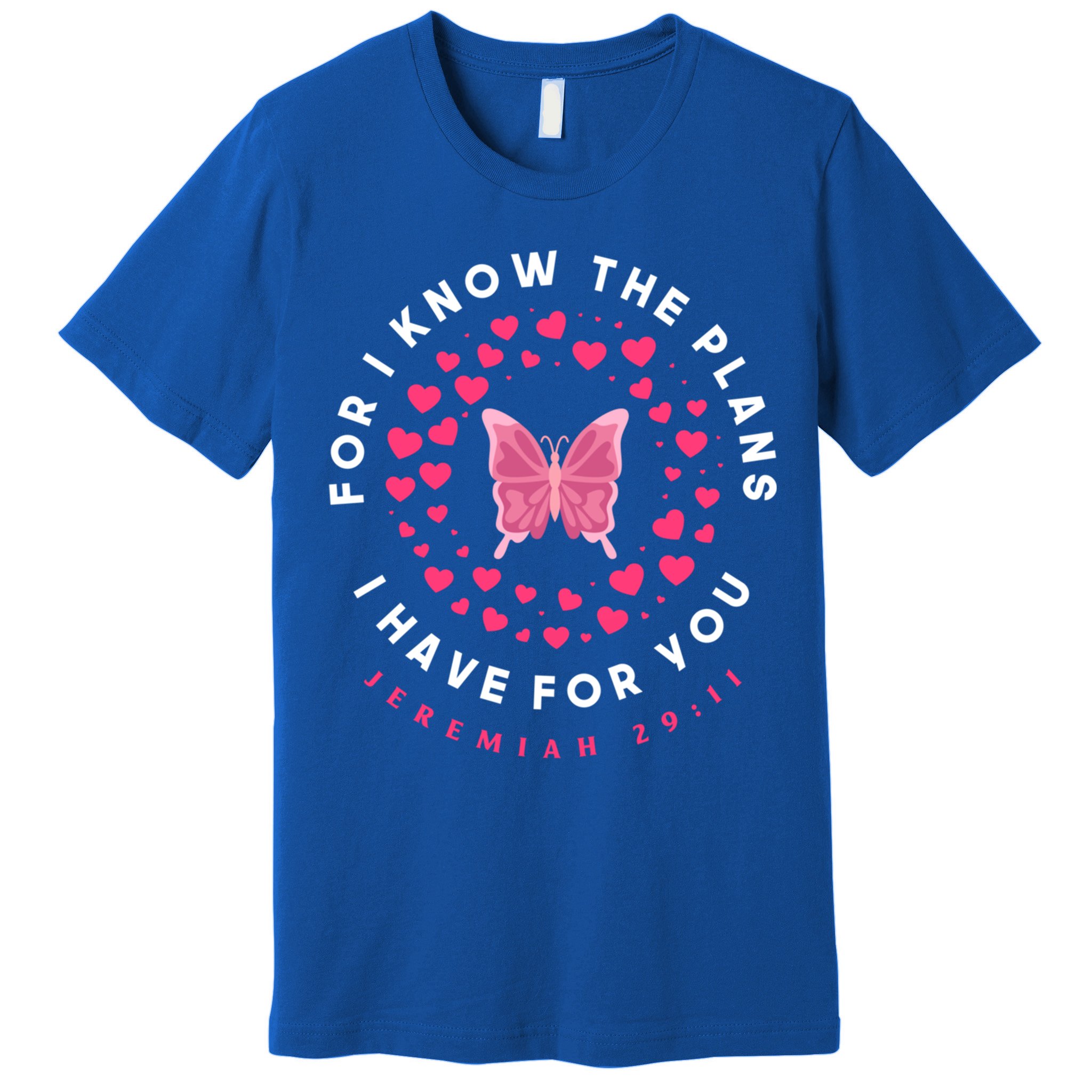 Christian Bible Verse Butterfly Christ Jesus Gift Premium T-Shirt