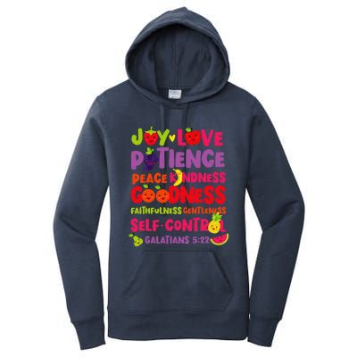 Christian Bible Verse Fruit Of The Spirit Galatians 522 Women's Pullover Hoodie