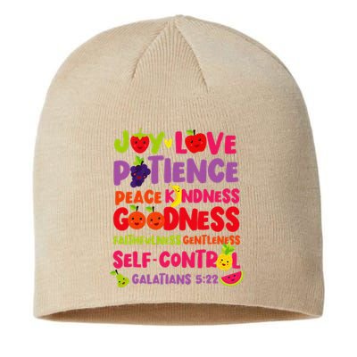 Christian Bible Verse Fruit Of The Spirit Galatians 522 Sustainable Beanie