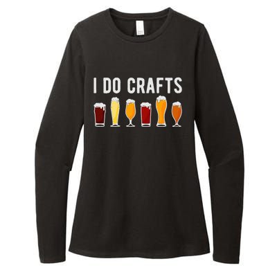 Craft Beer Vintage Funny I Do Crafts Home Brew Art Womens CVC Long Sleeve Shirt