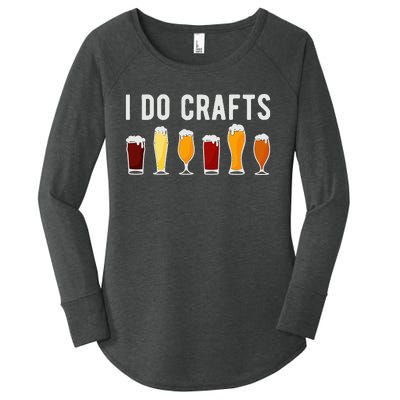 Craft Beer Vintage Funny I Do Crafts Home Brew Art Women's Perfect Tri Tunic Long Sleeve Shirt