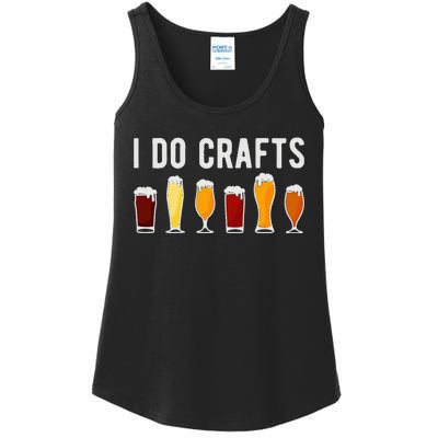 Craft Beer Vintage Funny I Do Crafts Home Brew Art Ladies Essential Tank