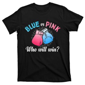 Cute Blue Vs Pink Gender Reveal Party Boxing Boxer T-Shirt